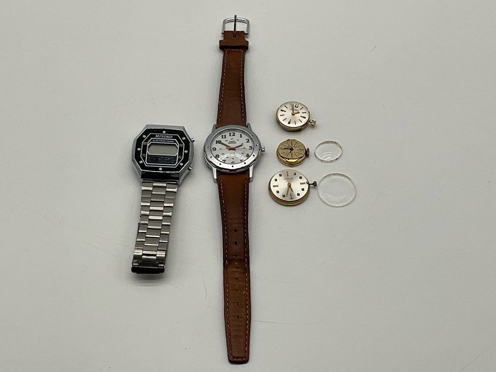 Miyoko, Timex, Bulova, LeCoultre and Mathey Tissot Watches