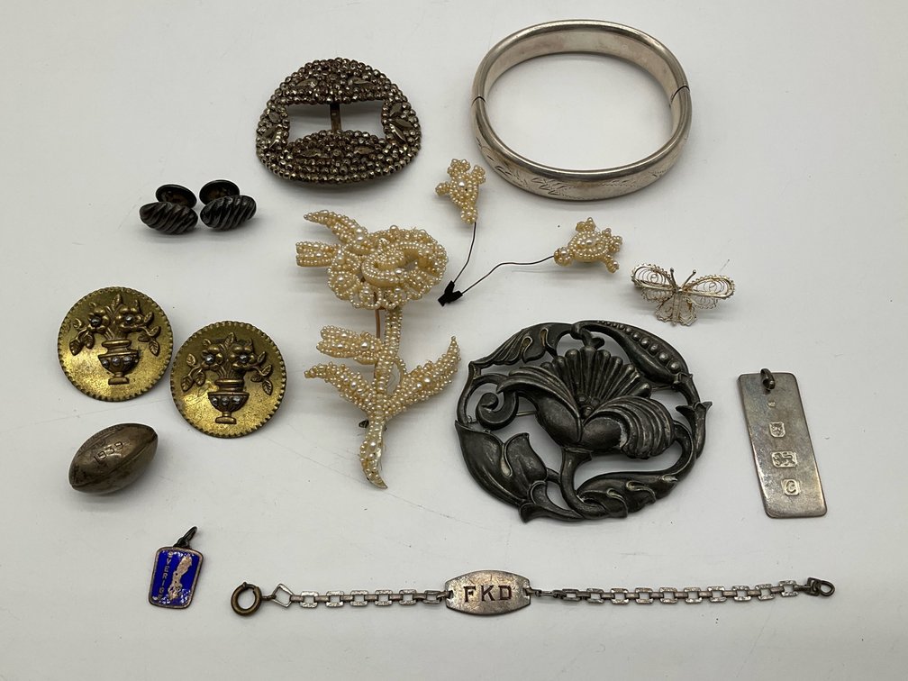 Bangle, Brooches, Earrings and Pendants