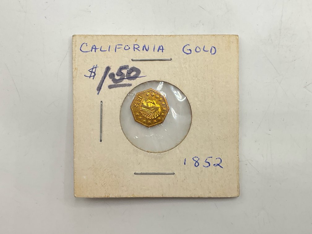 1852 California Gold Souvenir Token