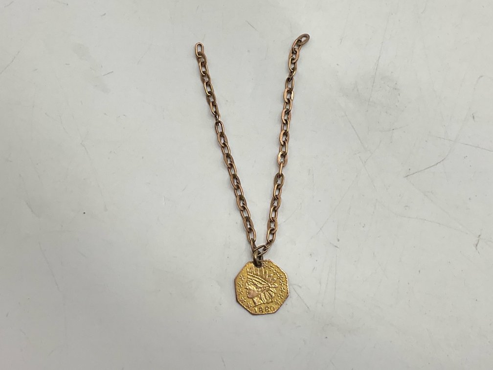 1880 California Fractional Gold Piece