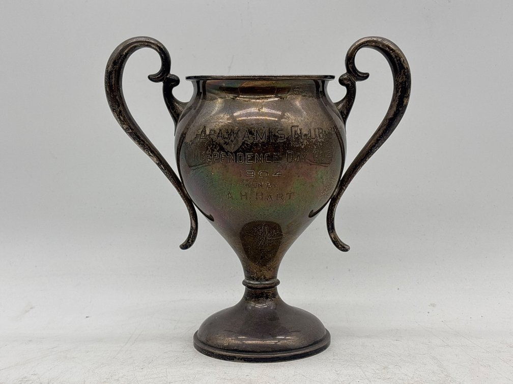 1904 Apawamis Club Sterling Presentation Trophy Cup