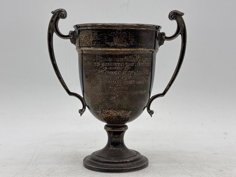 1937 Sterling Nottinghamshire Agricultural Society Presentation Trophy Cup