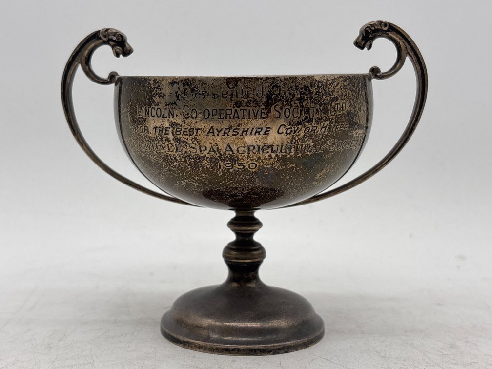 1950 Sterling Lincoln Co-Operative Society Presentation Trophy
