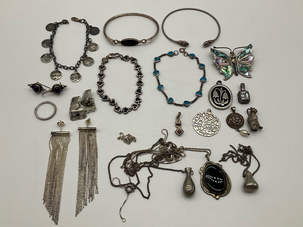 Sterling Silver Bracelets and Pendants