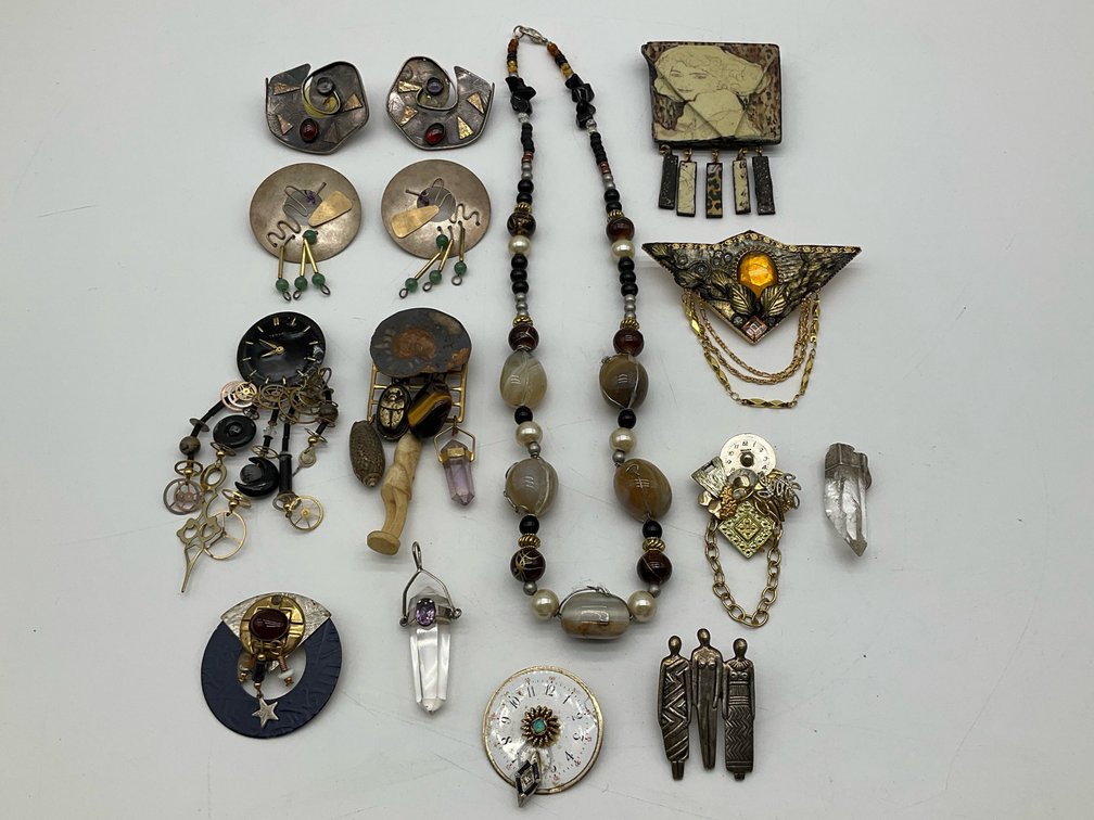 Artisan Brooches and Earrings