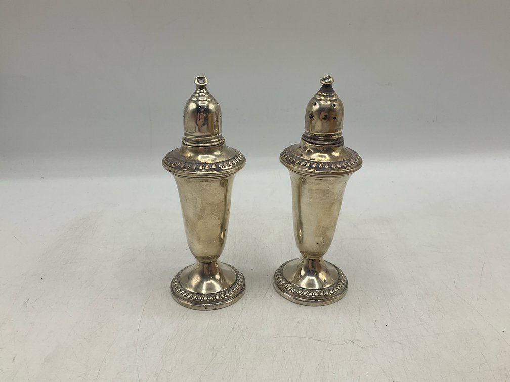 Empire Sterling Weighted Salt & Pepper Shakers