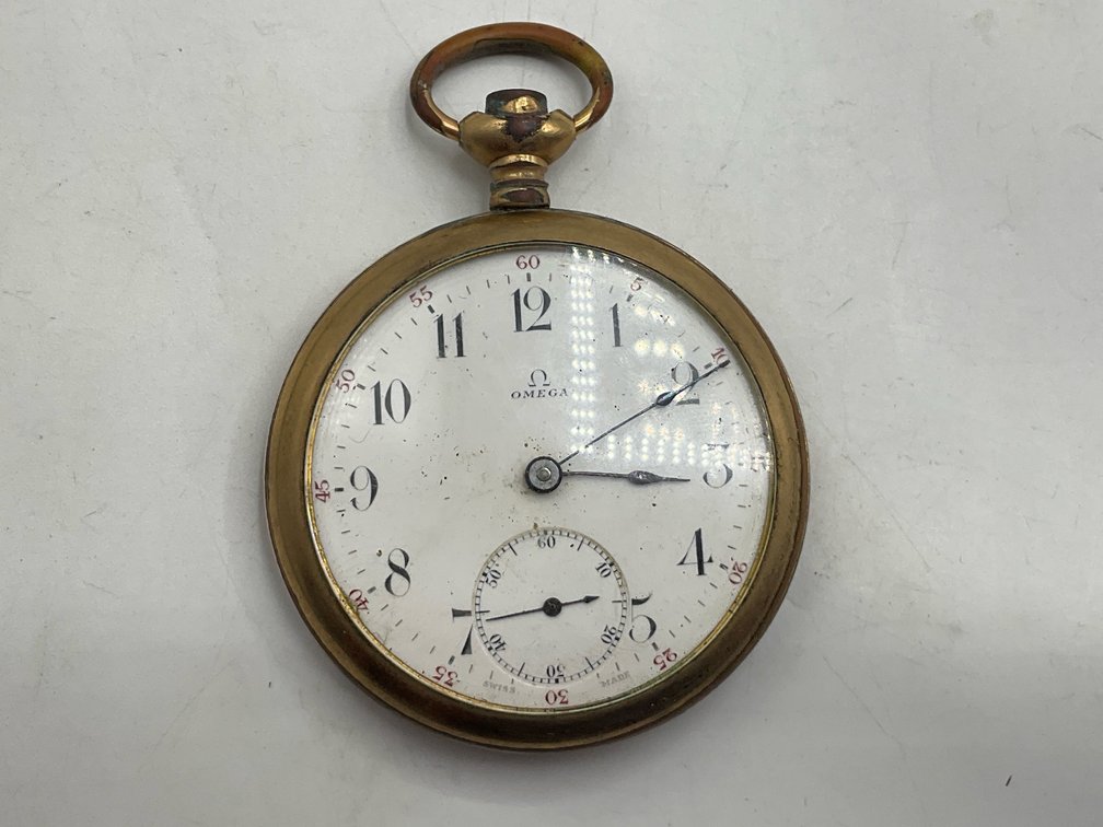Omega Open Face Pocket Watch