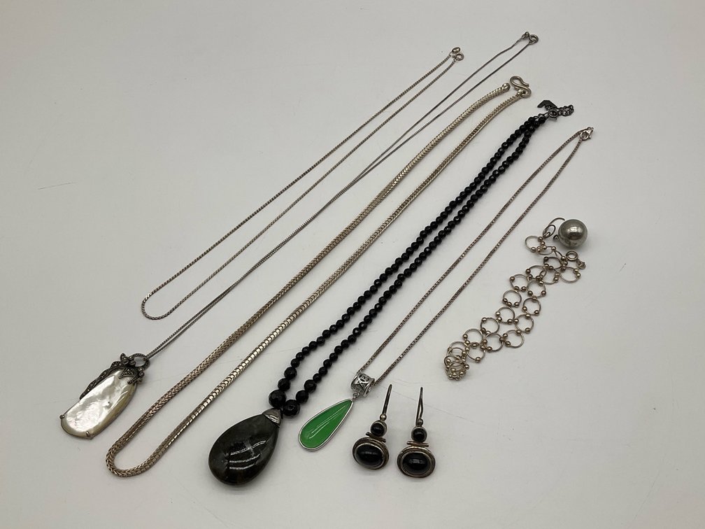 Sterling Silver Chain Necklaces and Pendants