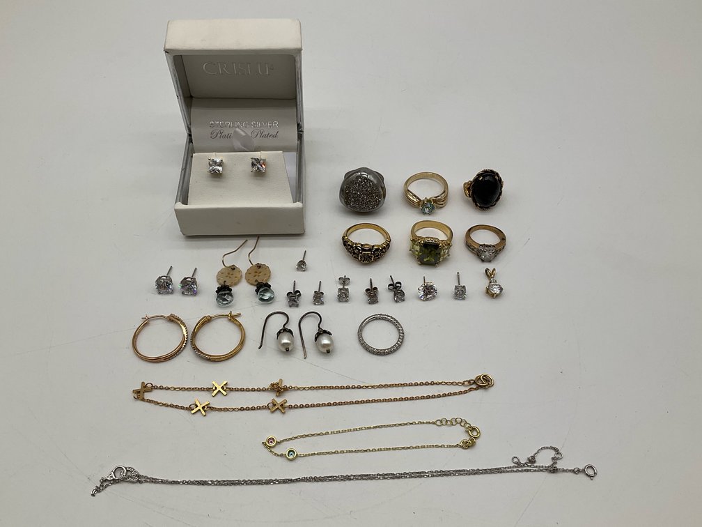 Rings, Earrings and Necklaces