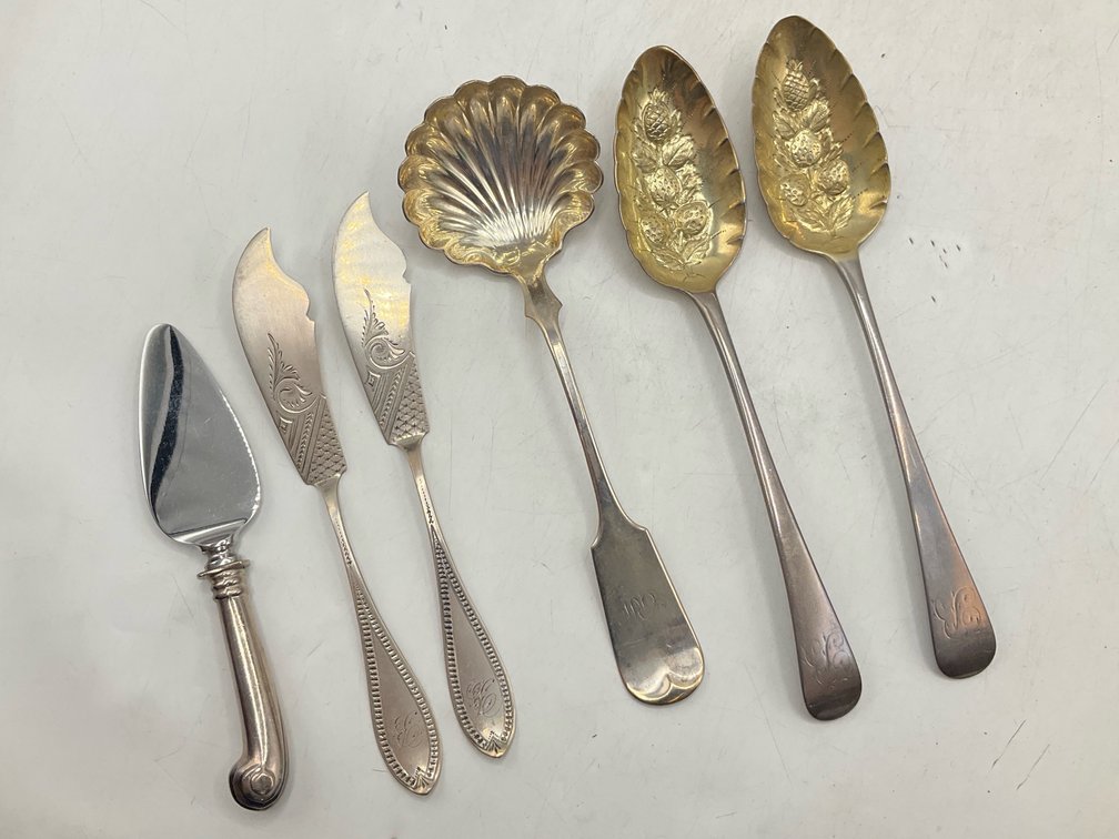 Assorted Sterling & Coin Silver Flatware