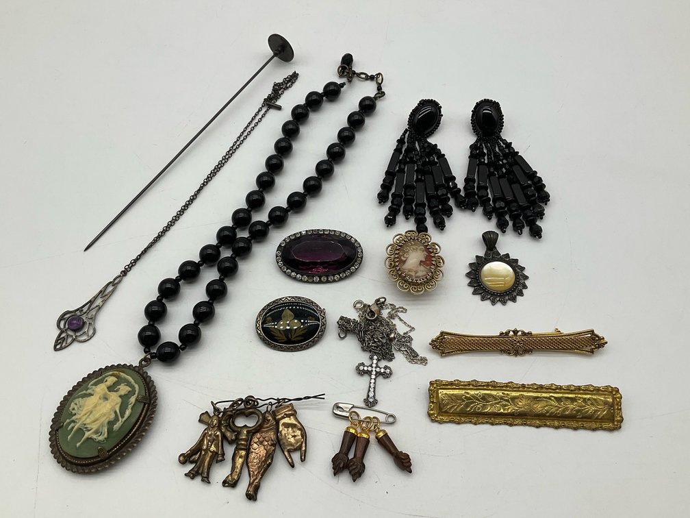 Victorian Style Brooches, Necklaces and Earrings