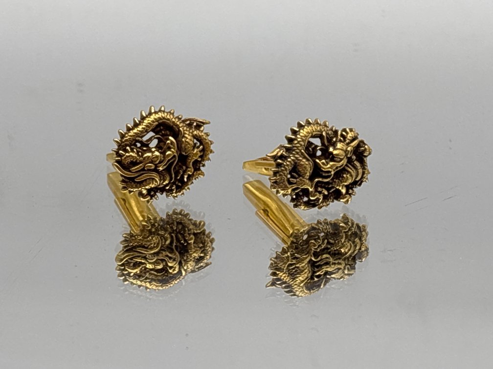 Reproduction Menuki Cufflinks