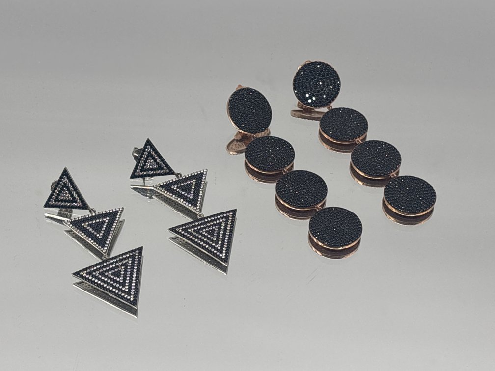 Nickho Rey Sterling Drop Earrings