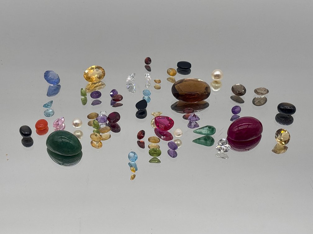 A Collection of Unset Gemstones