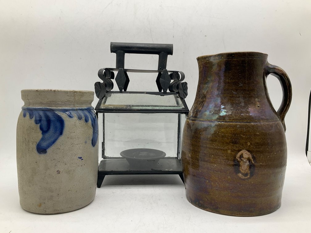 Salt Glaze Storage Jar, Pitcher, Lantern