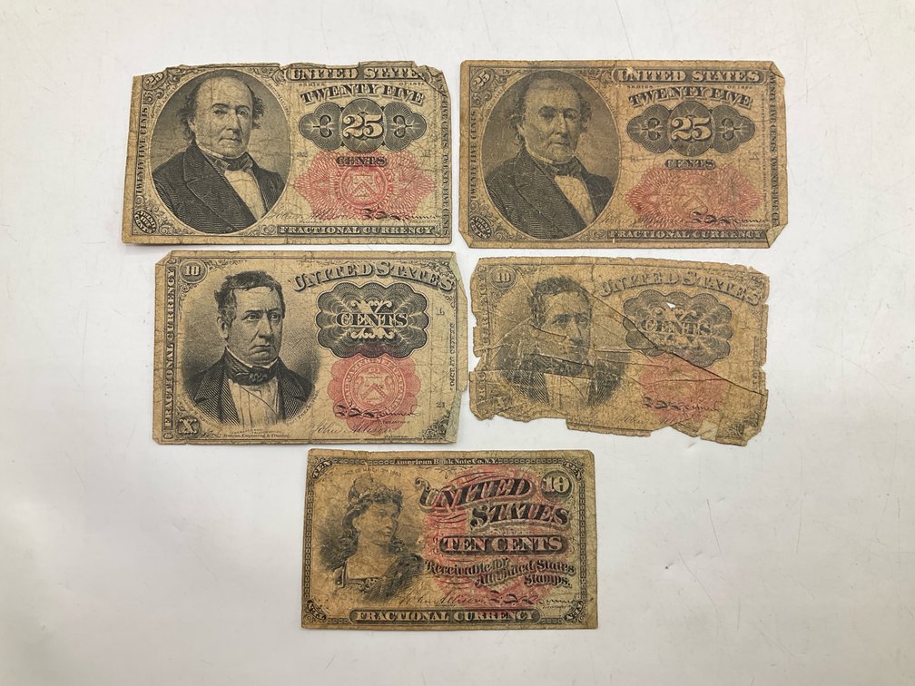 19th C. U.S. Fractional Currency