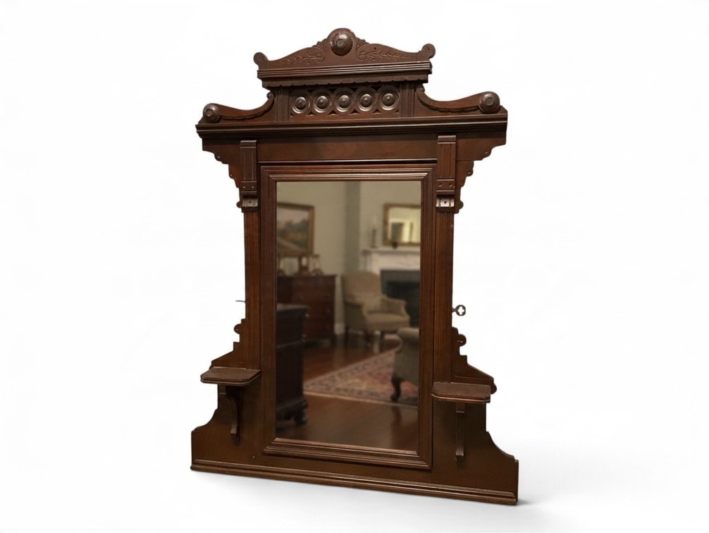 Victorian Eastlake Hall Mirror