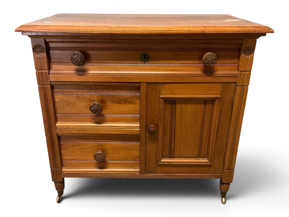 Victorian Pine Commode