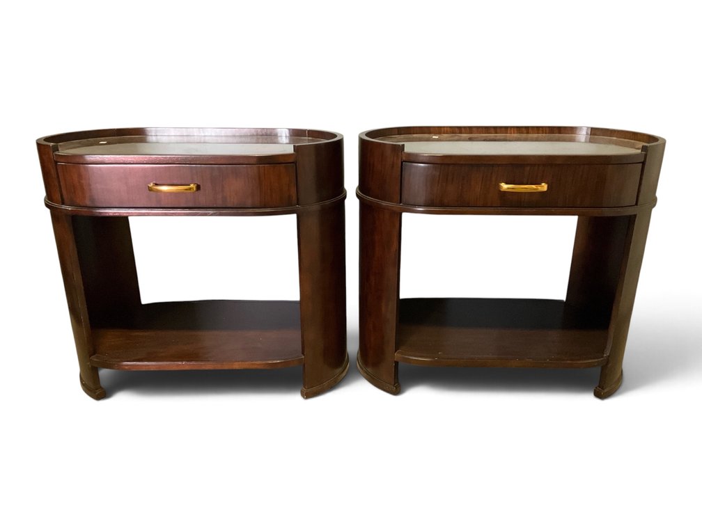 Pair Martha Stewart Bernhardt Side Tables