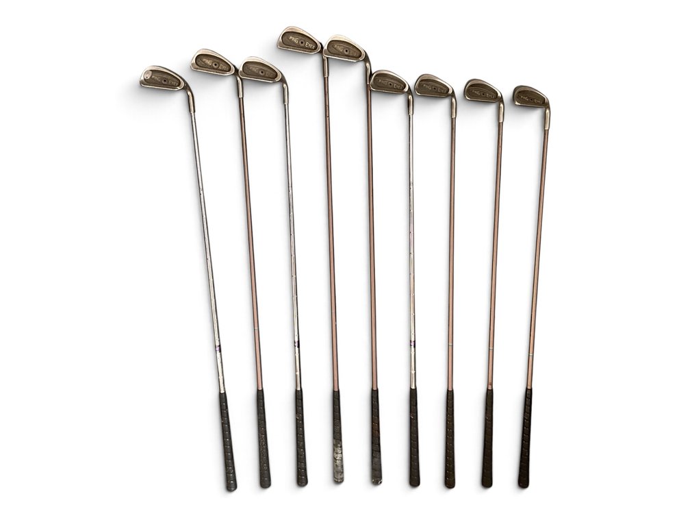 Set Of Nine Ping Eye2 Golf Clubs