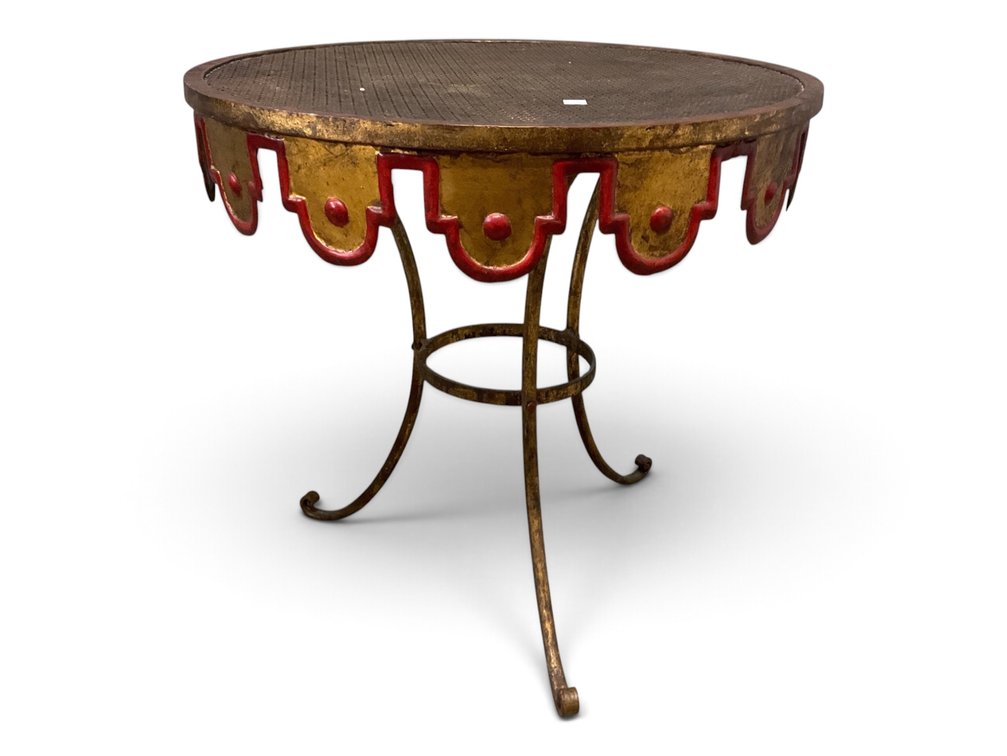 Perforated French Style Accent Table