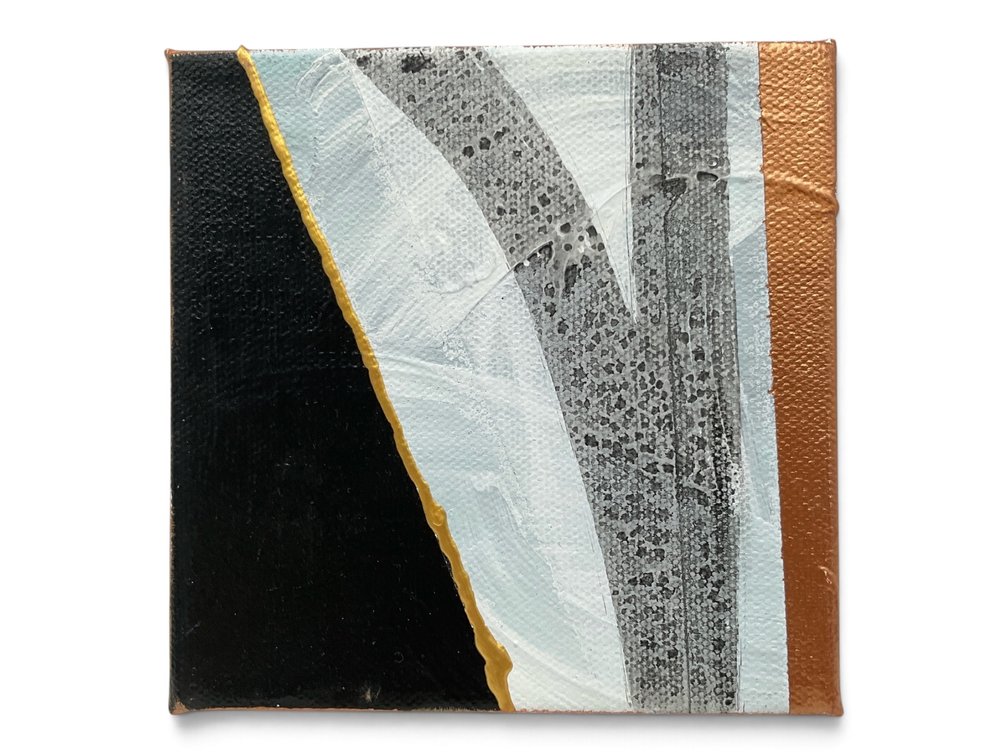 Robin Maria Pedrea, Small Metallic Abstract