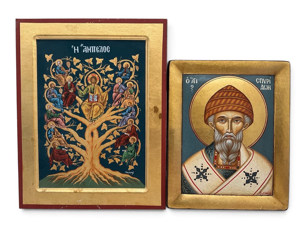 Two Byzantine Style Icons