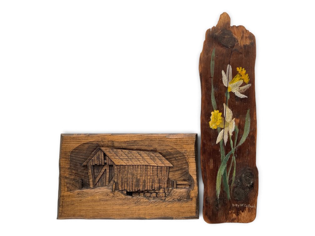 Two Original Artworks on Wood