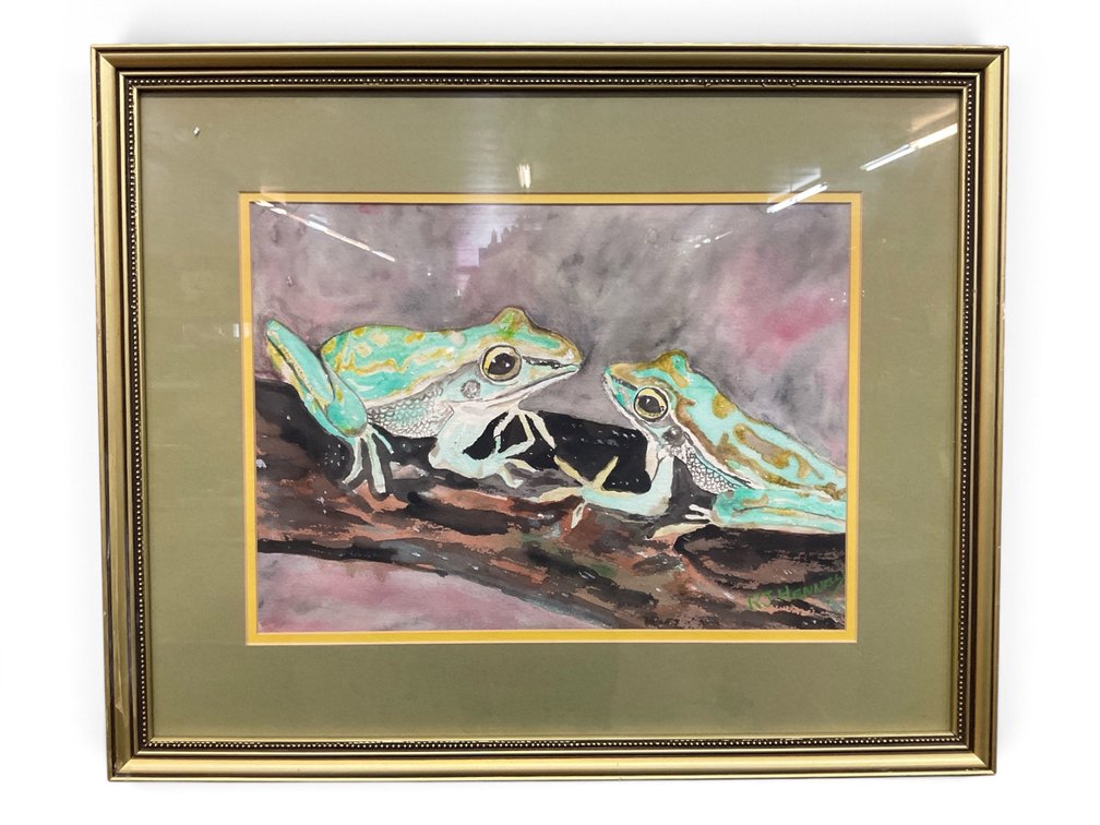R.J. Hennelly, Frog Watercolor