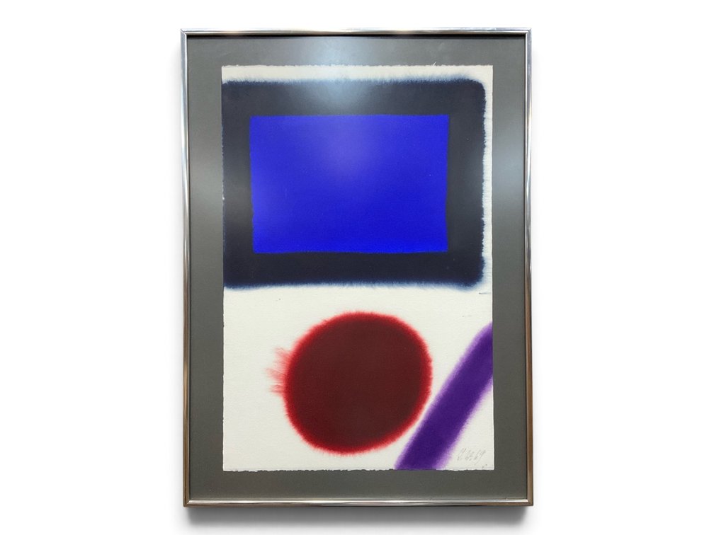 1969 Jean Weinbaum (Swiss/American 1926-2013) Abstract Watercolor