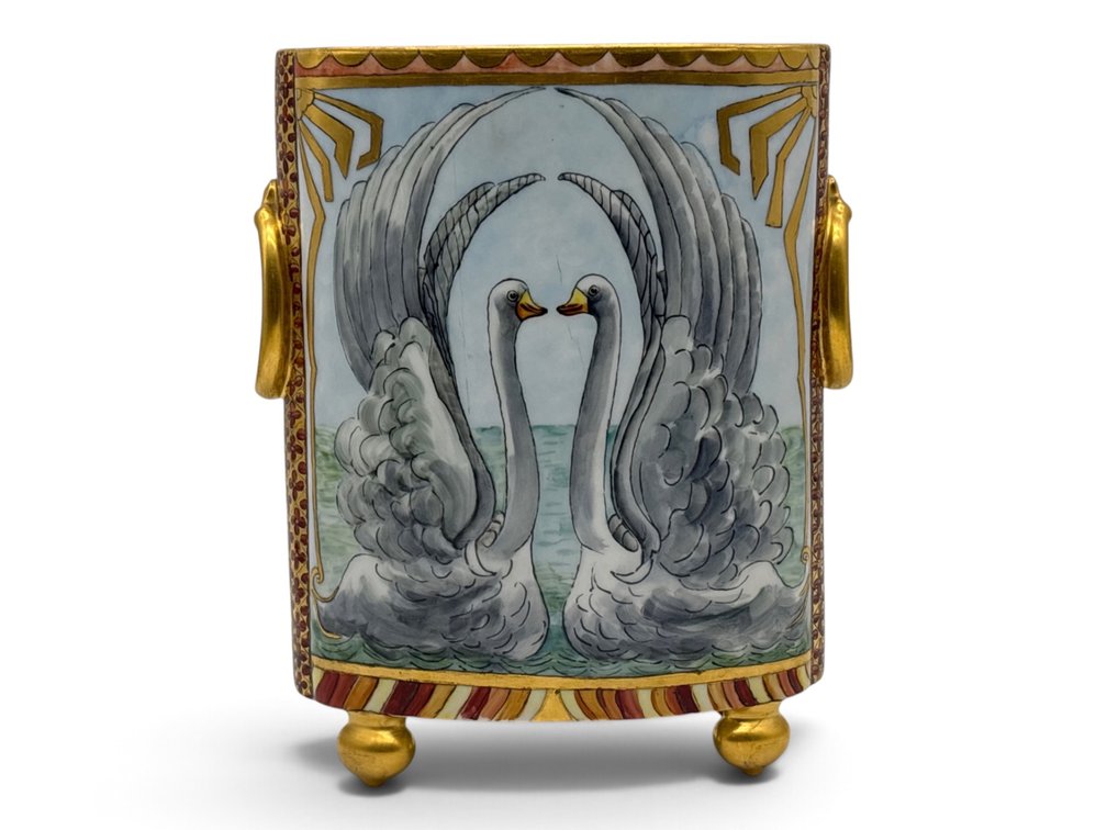 1906 Limoges Porcelain Painted Vessel