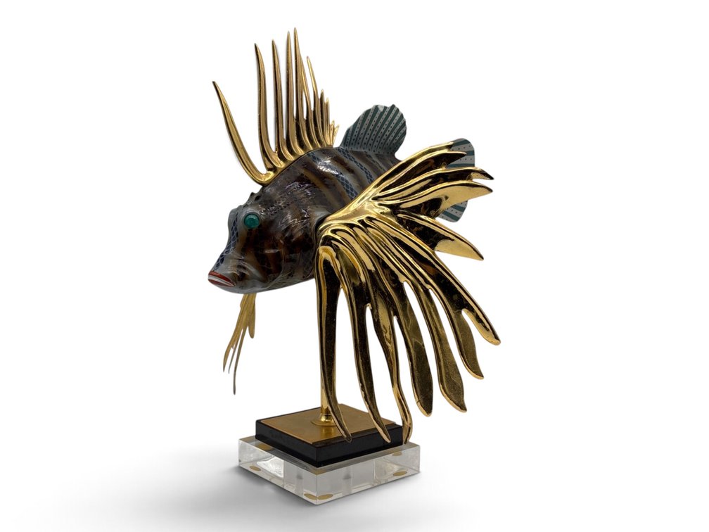 Oggetti Mangani Sculpture of a Lionfish