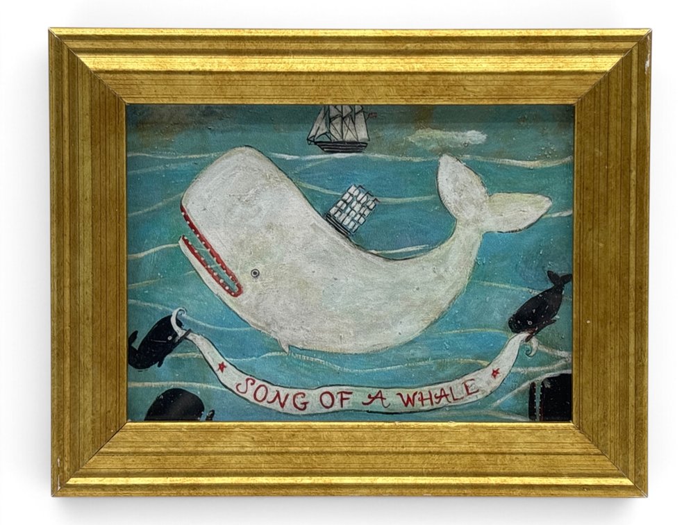 Melinda Kirkpatrick Framed Giclee, Song of a Whale
