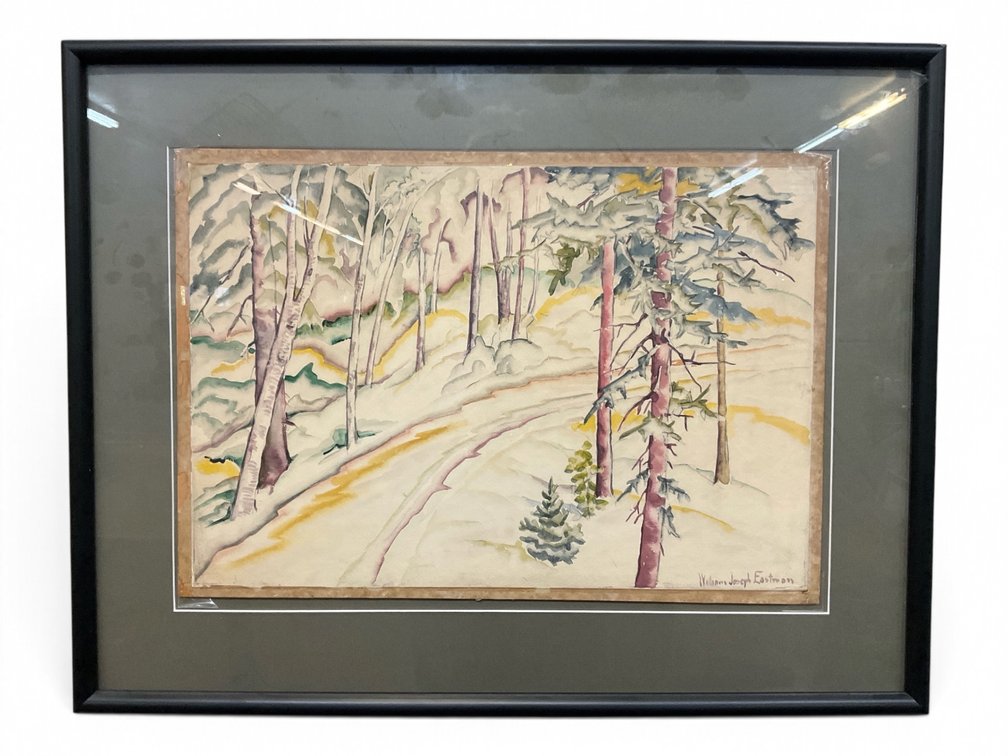 William Joseph Eastman (1888–1950), Wooded Watercolor