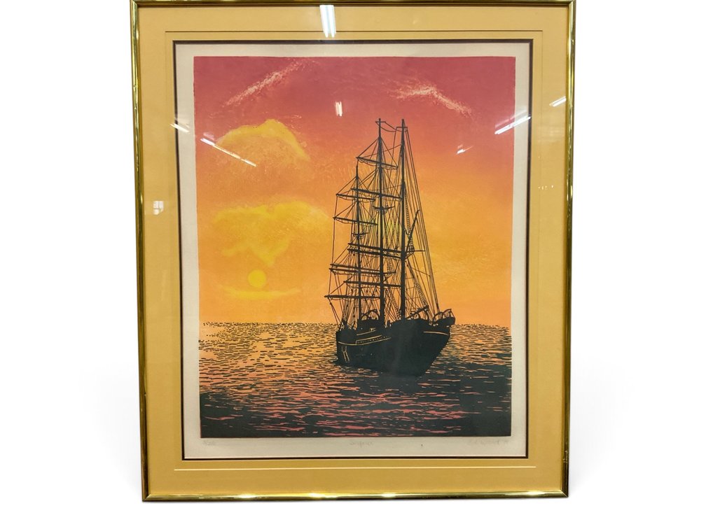 Ed Ward, “Seafarer” Signed Print