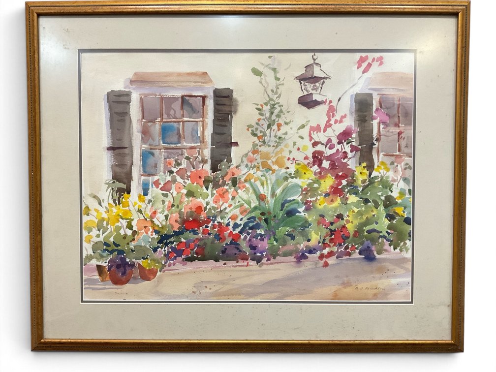 B.J. Franklin, “Summer Bounty” Watercolor