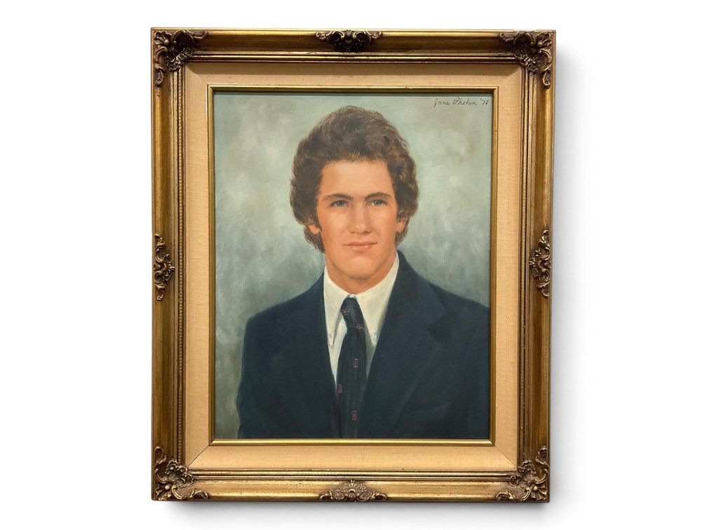 Jane Phelan, Oil Portrait of a Young Man