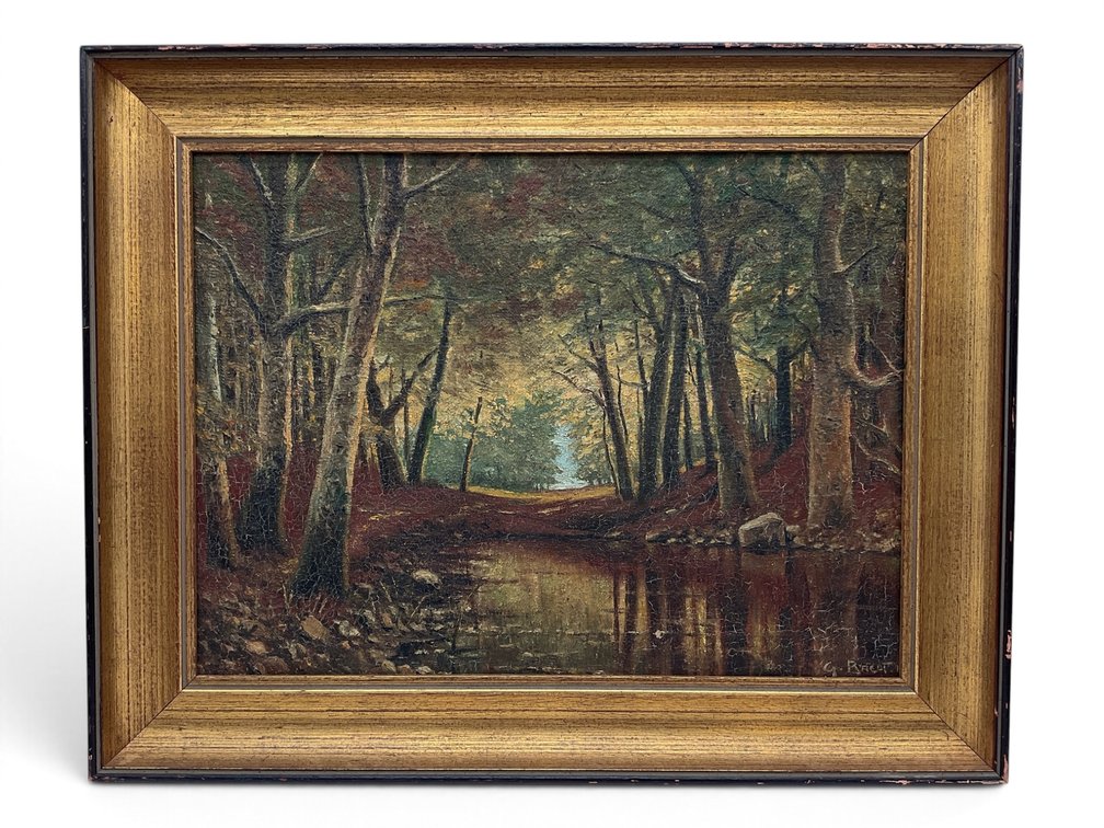 Late 19th/Early 20th C. Oil Landscape