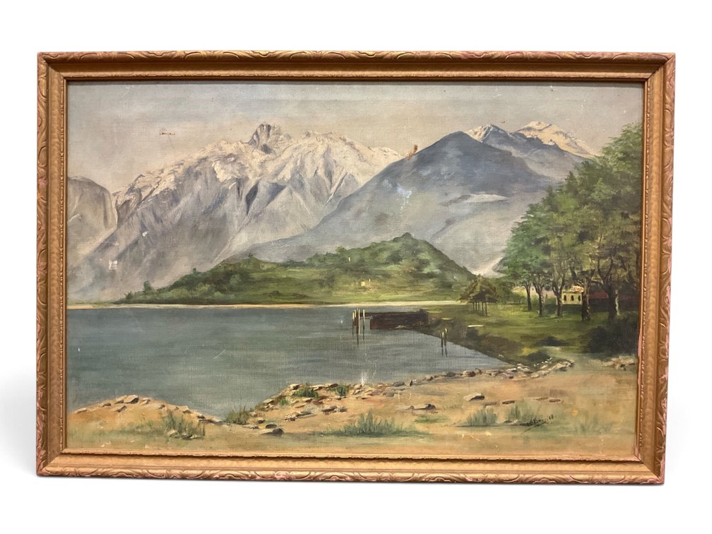 Mountainside Lake Landscape