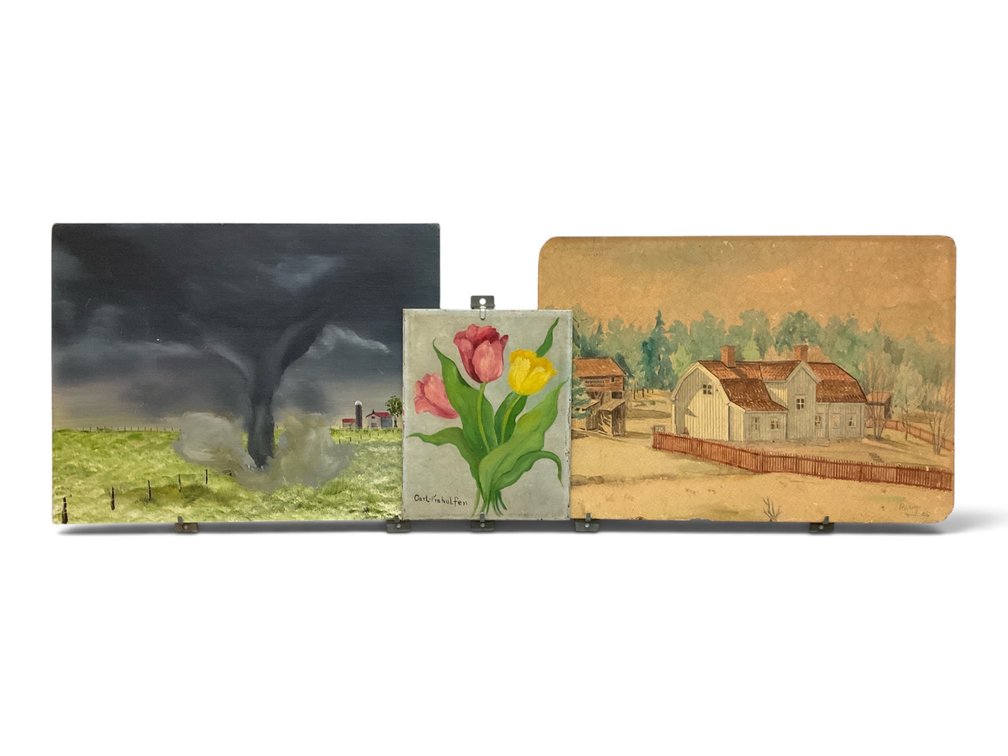 Three Mid Century Original Paintings