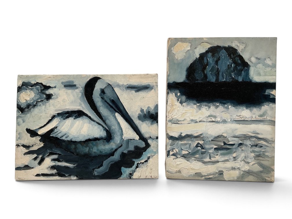 Two Oil Scenes of Martinique
