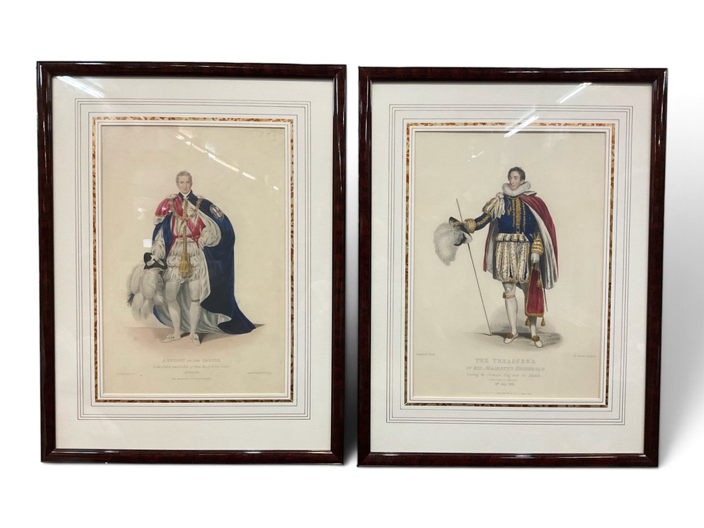 Two Aquatint Prints After James Stephanoff
