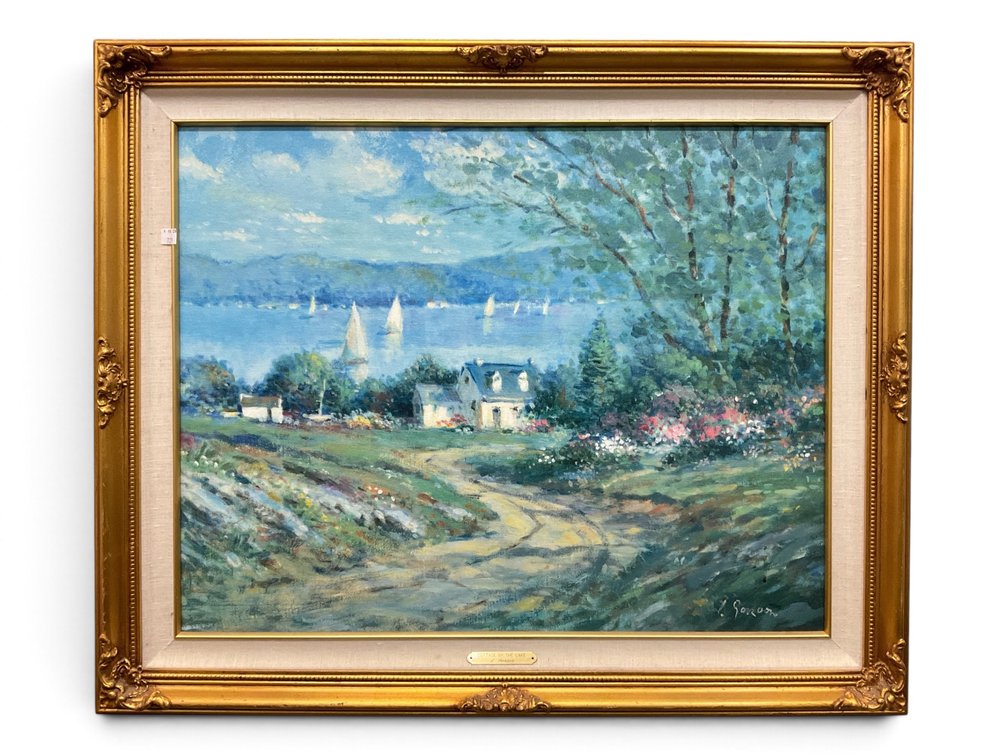L. Gordon, “Cottage by the Lake” Print