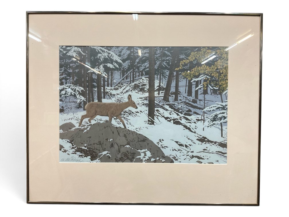 Robert “Bob” Milnazik, Gouache Landscape
