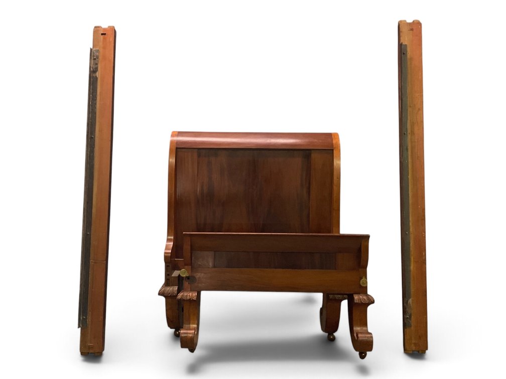 Single Size Empire Sleigh Bed