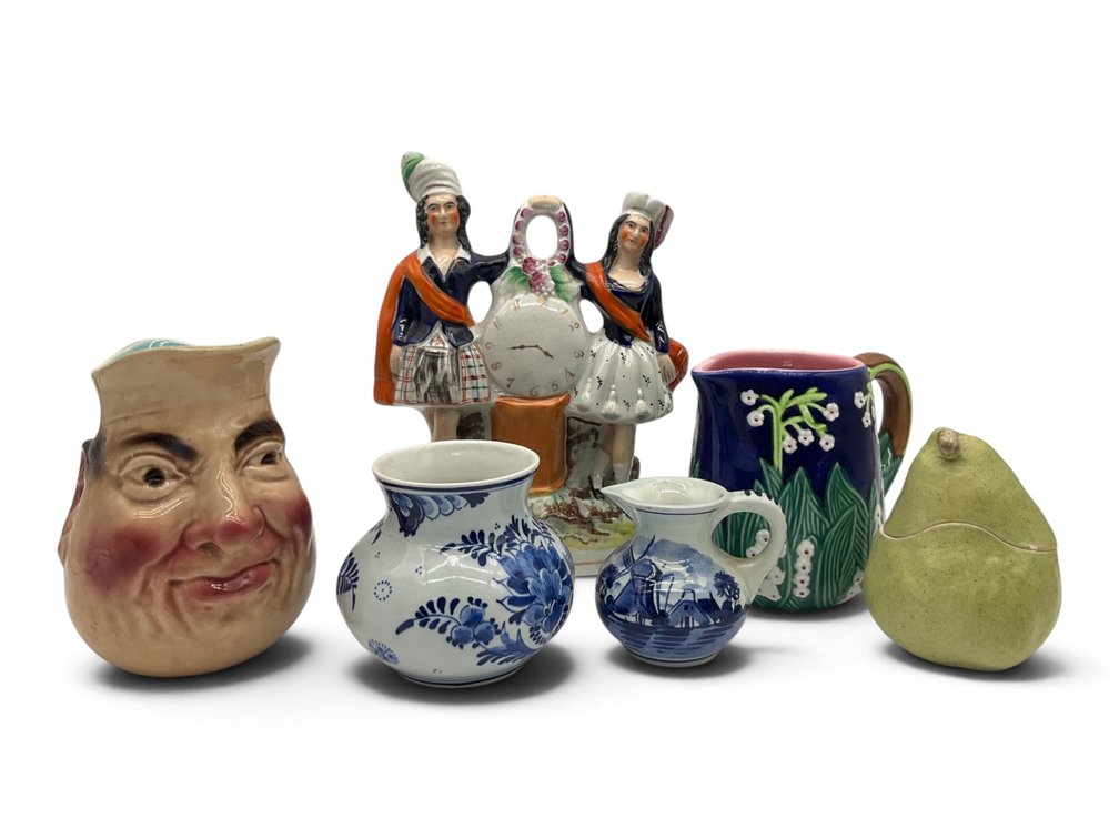 Delft, Majolica, Staffordshire Porcelains