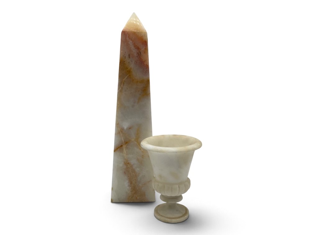 Onyx Obelisk, Alabaster Urn