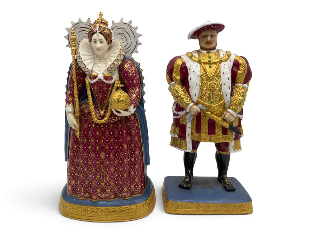 Royal Worcester, Henry VIII, Queen Elizabeth Figurines