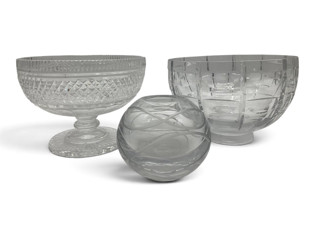 Waterford Crystal Footed Compote, Etc