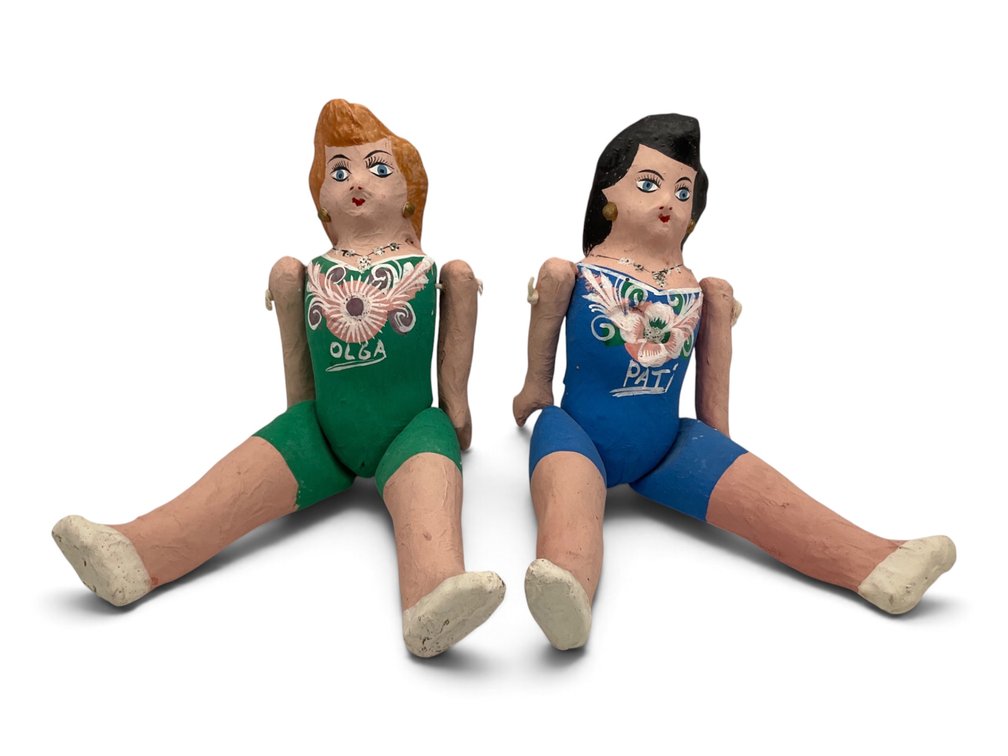 Papier-Maché Folk Art Figures